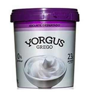 Yorgus Iogurte Grego Desnatado 500g