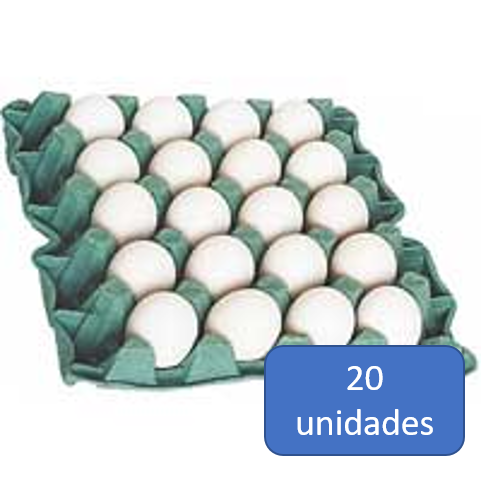Ovos Brancos - 20 unidades