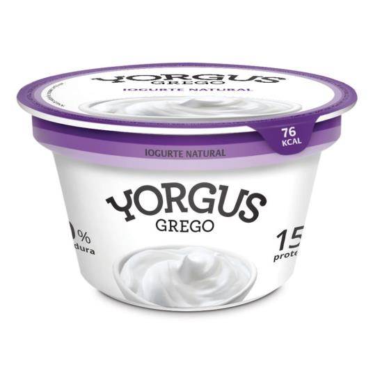 Yorgus Iogurte Grego Desnatado Natural 130g