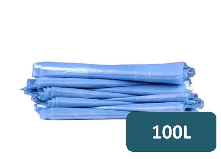 Saco de Lixo Utilo Azul 100L com 5 Unidades