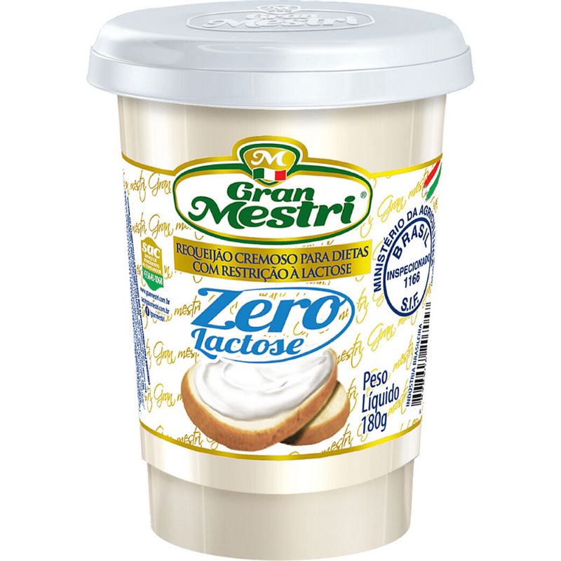 Gran Mestri Requeijão Zero Lactose 180g