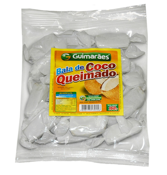 Guimarães Bala de Coco Queimado 160g
