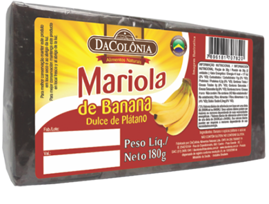 Da Colônia Mariola de Banana 180g