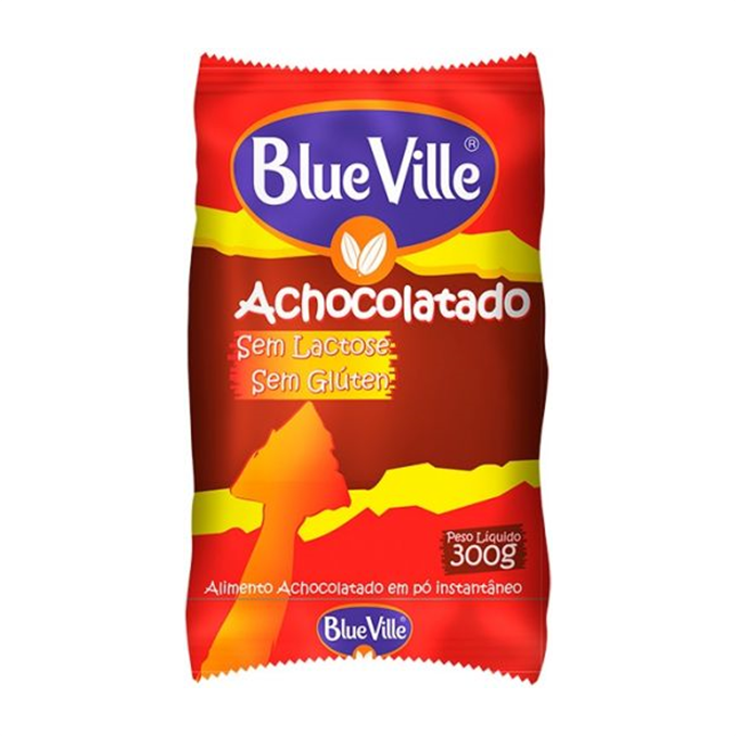 Blue Ville Achocolatado em Pó Sem Glúten Sem Lactose 300g
