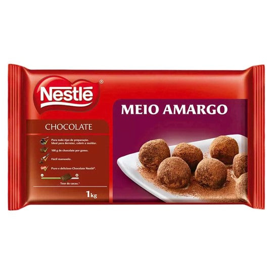 Chocolate Meio Amargo para Cobertura 1kg