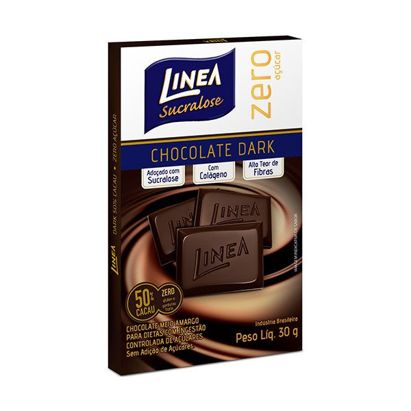 Linea Sucralose Zero Açúcar Chocolate Dark 30g
