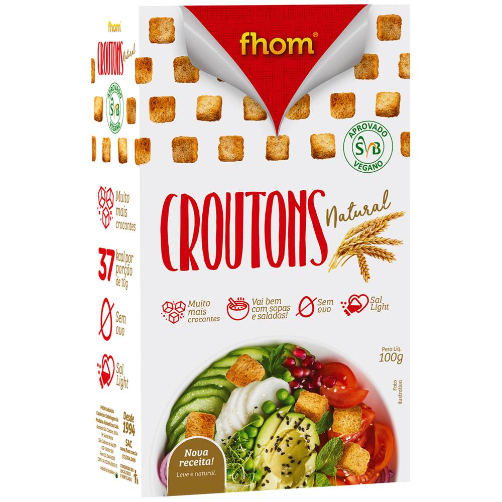 Fhom Croutons Natural 100g