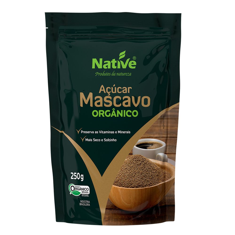 Native Açúcar Mascavo Orgânico 250g