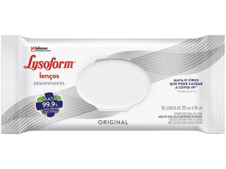 Lysoform Lenço Desinfetante Original