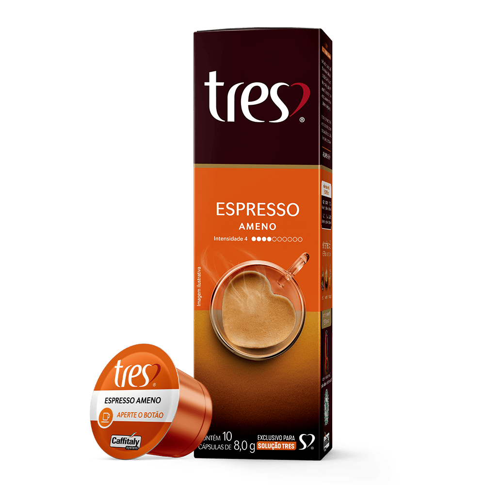 Tres Café Espresso Ameno 10 cápsulas
