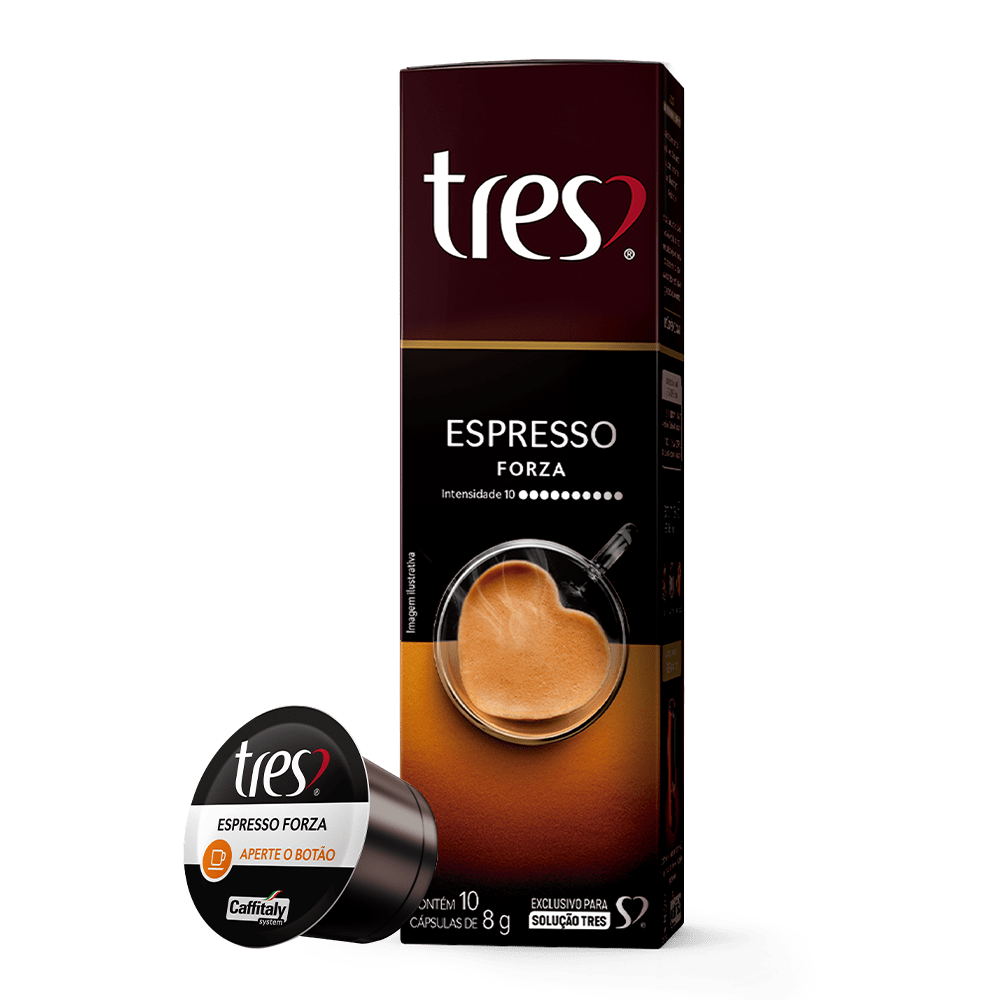 Tres Café Espresso Forza 10 cápsulas