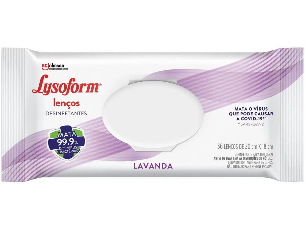 Lysoform Lenço Desinfetante Lavanda