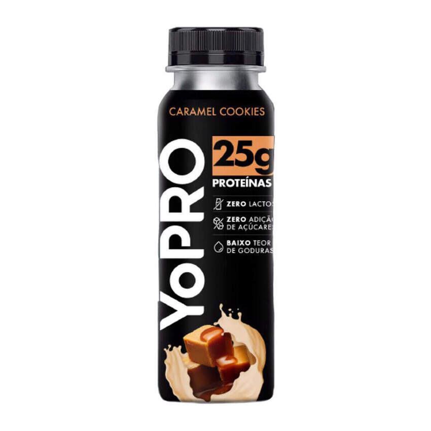 YoPRO Iogurte Cookies Caramel 25g Proteína Zero Lactose 250g