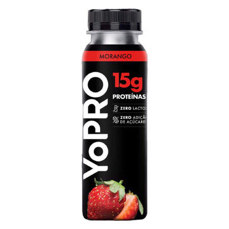 YoPRO Iogurte High Protein Zero Lactose Morango 250g