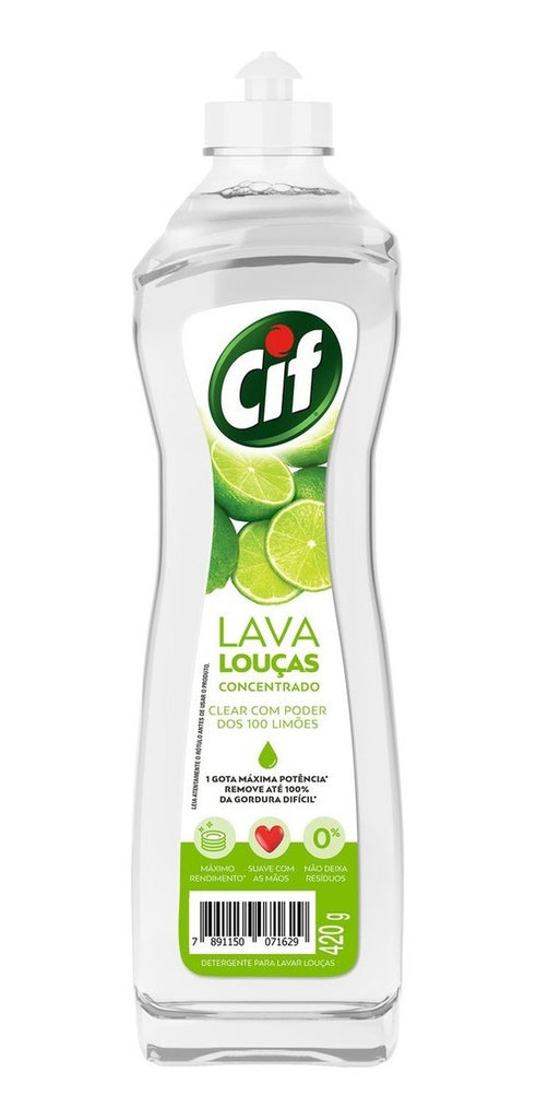 Cif Lava Louça Concentrado Clear 420ml