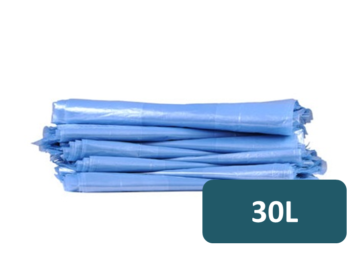 Saco de Lixo Utilo Azul 30L com 10 Unidades