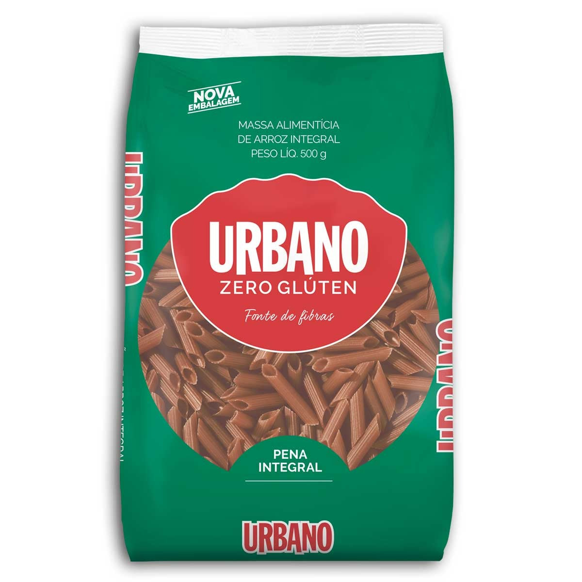 Urbano Macarrão Integral Pena Zero Glúten 500g