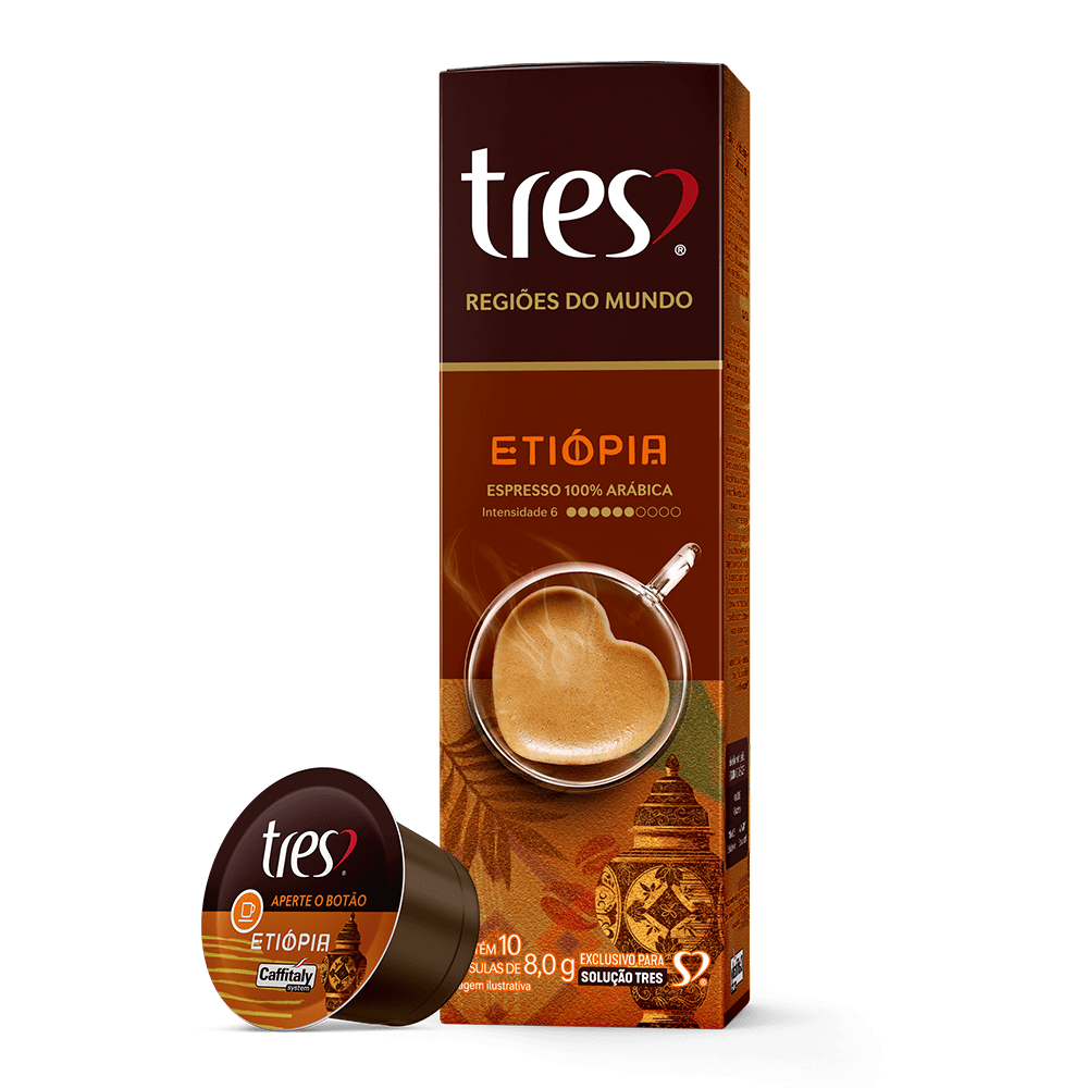 Tres Café Etiópia 10 cápsulas