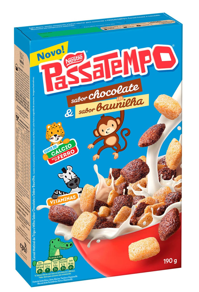 Passatempo Cereal Baunilha e Chocolate 190g