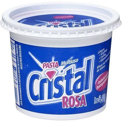 Pasta Cristal Rosa 500g