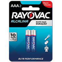 Rayovac Pilha Alcalina AAA 2 unidades