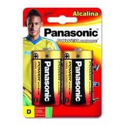 Panasonic Pilha Alcalina Grande D c/2