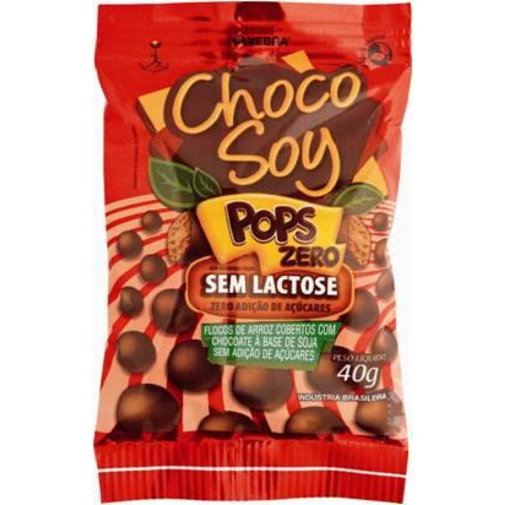 Choco Soy Pops Zero Sem Lactose 40g
