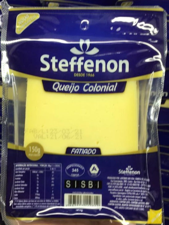 Steffenon Queijo Colonial Fatiado 150g