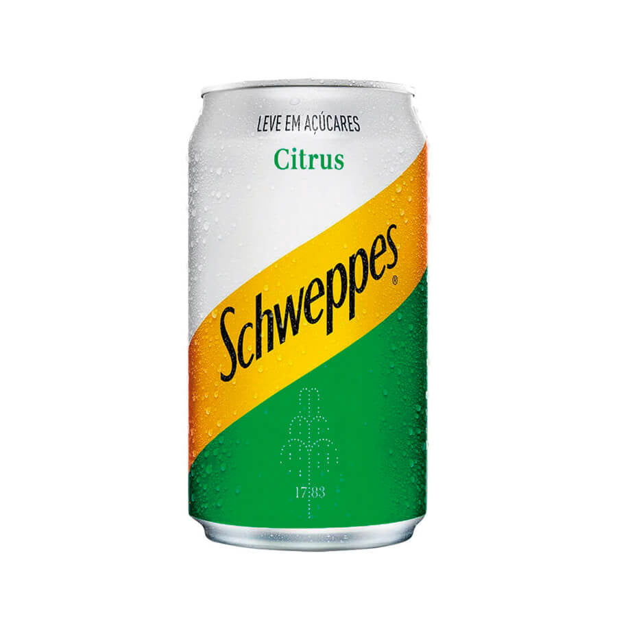 Schweppes Citrus Leve em Açúcares 350mL