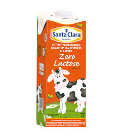 Leite Santa Clara Semidesnatado Zero Lactose 1L