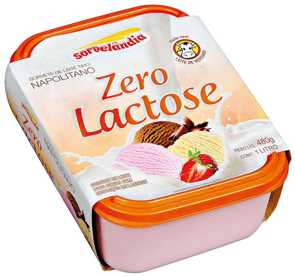 Sorvelândia Zero Lactose Napolitano 1L Sorvelândia Zero Lactose Napolitano 1L